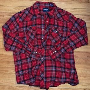 Wrangler Pearl Snap Button Down